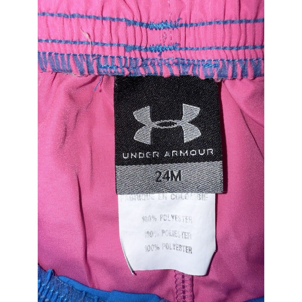 Under Armour Girls 24 Month Bright Colored Athletic Shorts - Picture 2 of 3